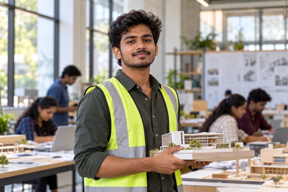 South Indian student representing Engineering & Technology