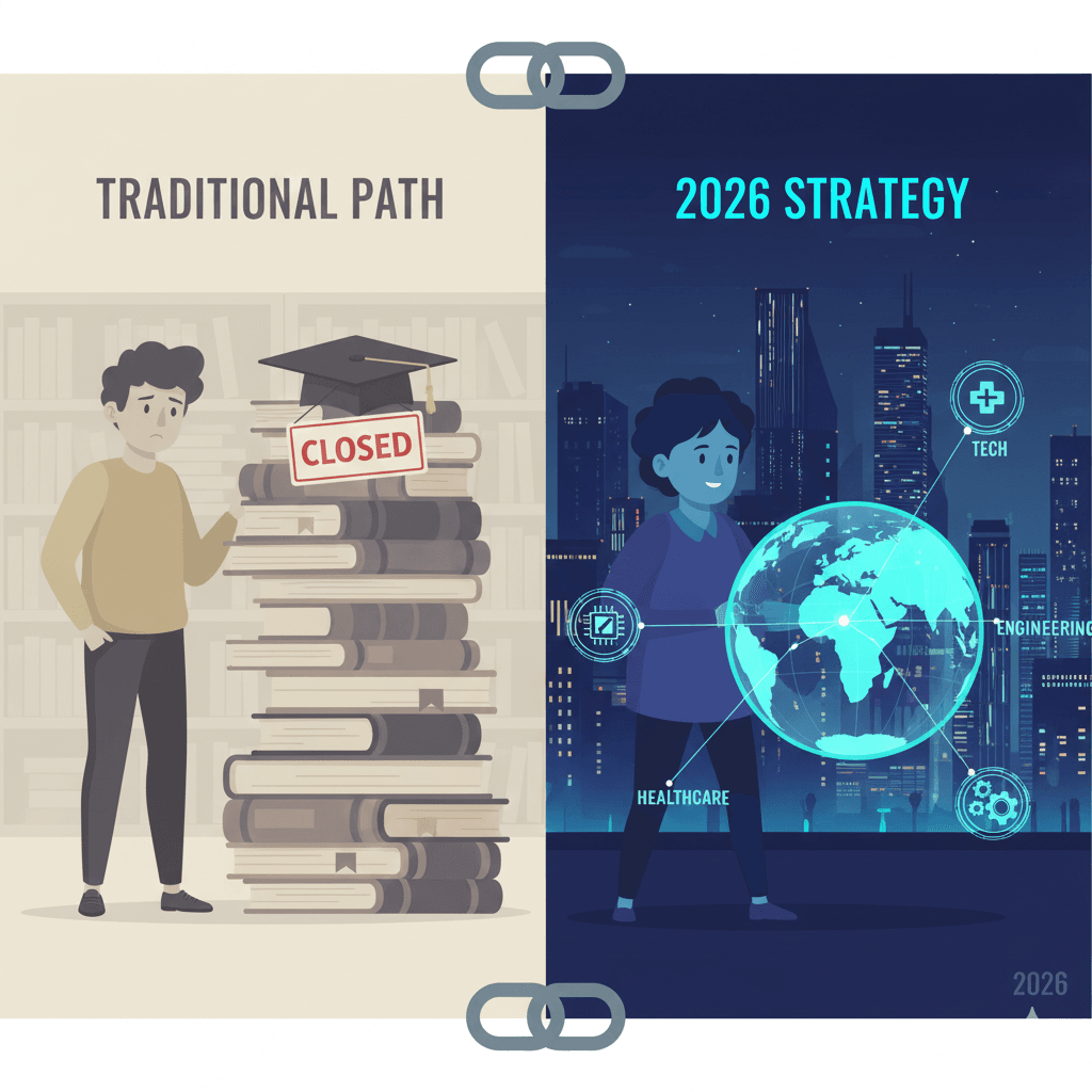 The 2026 Wake-Up Call for Indian Students: A Degree Alone Is No Longer Enough